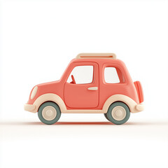 Colorful toy car in playful design, emphasizing creativity and imagination for children