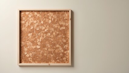 Fototapeta premium cork board isolated against a background with clipping path, close up