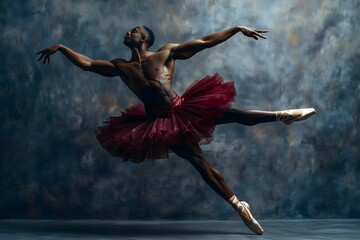 Man ballet dancer. Male ballerina