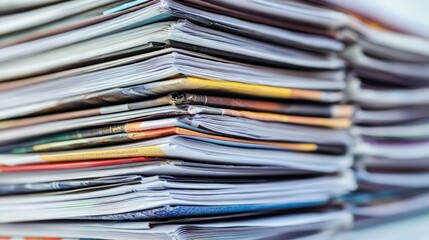 Colorful Event Flyers on a Clean White Background