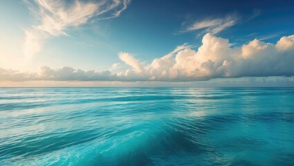 Fototapeta premium Stunning ocean and overcast sky