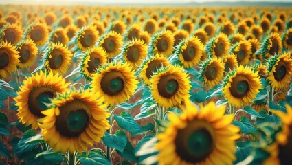 vibrant sunflowers