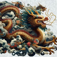 Obraz premium image of a mystical dragon 30