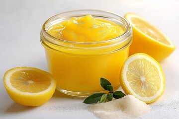 Homemade Lemon Curd: Fresh Citrus Spread in a Jar - Sweet, Tart, and Delicious