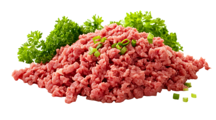 aw minced meat isolated on png