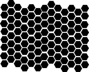 Abstract cube hexagon shape background. Vector banner design. Hexagons pattern. Geometric abstract background with simple hexagonal elements.