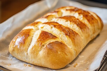 Warmly baked artisanal bread made using traditional methods and recipes.