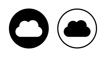 Cloud icon logo design. cloud sign and symbol