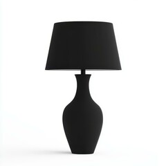 This chic black lamp adds flair and illumination to your space, combining style with practical use in any room.