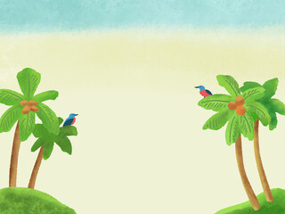 tropical beach background