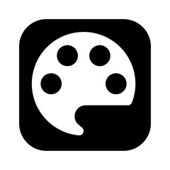 Fototapeta premium Color Palette Icon