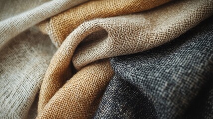 Rustic burlap fabric texture