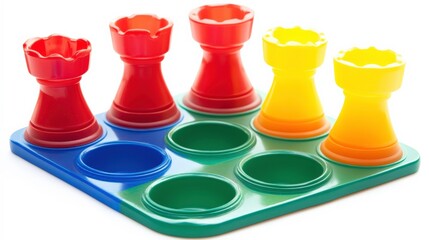 Vibrant Outdoor Game Set for Campground Fun
