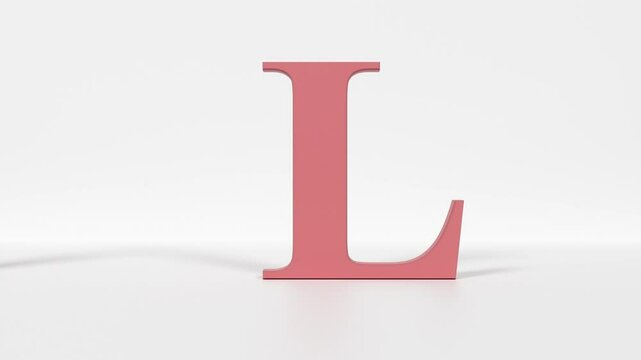 "Animated Letter L Flash Card &ndash; Playful Alphabet Animation for Learning and Design"