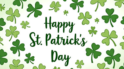 Saint Patrick's Day Card &ndash; Festive Holiday Illustration
