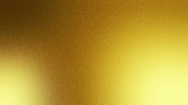 Elegant shiny grainy golden metallic abstract background with noise texture (loopable). Concept of holiday celebration, wedding, birthday, anniversary and christmas luxury gold abstract background.