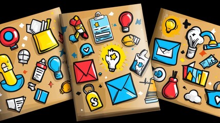 Creative design event gathering digital workspace illustration modern office artistic viewpoint conceptual inspiration