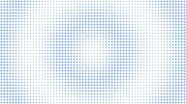 Light blue dot pattern ripple animation background (seamless looping)