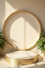 Modern Product Stage with Natural Light