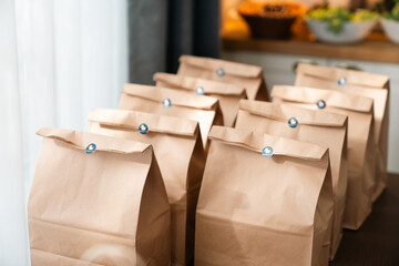 Eco-Friendly Recycling, Sustainable Cardboard Boxes and Biodegradable Containers for Packaging Organic Products, Shopping Bags, food, Designed with Green, Environmental Approach for the Market