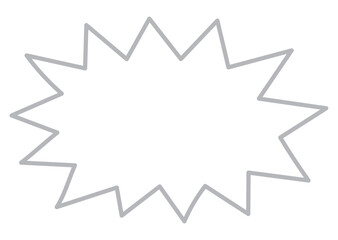 Pop and simple jagged wipeout material