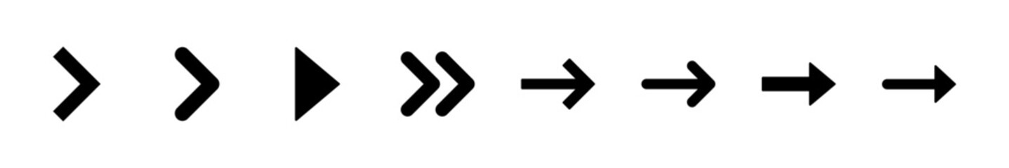 Arrow icon set. Arrow symbol. Arrow sign for your web design.