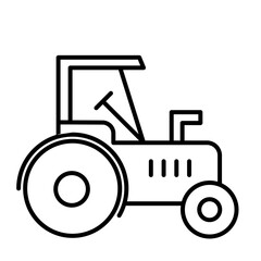 Utility Tractor of Construction Machinery Icons
