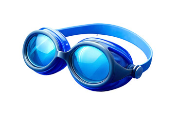swimming goggles isolated on white