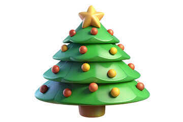 christmas tree isolated