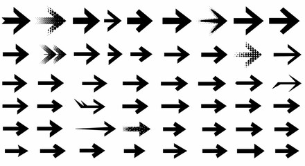 Fototapeta premium Dynamic Arrow Variations