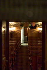 Vintage Train Car Interior