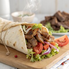 chicken wrap sandwich