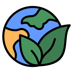 Fototapeta premium Sustainability Icon Element For Design