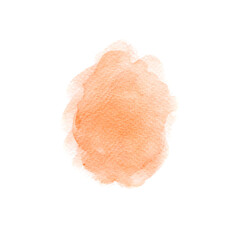 a orange ink watercolor.