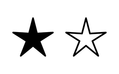 Star Icon vector illustration. rating sign and symbol. favourite star icon