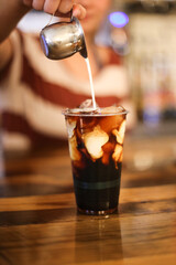 cold brew with cream