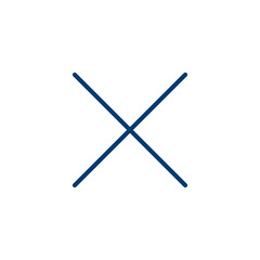 Close icon vector isolated on white background. Delete icon. remove, cancel, exit symbol