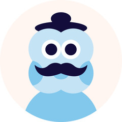 Avatar Head Character IIllustration Element