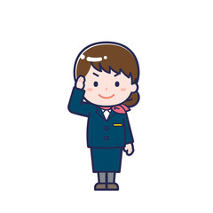 キャビンアテンダント／女性 02