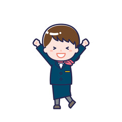 キャビンアテンダント／女性 03