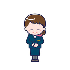 キャビンアテンダント／女性 08