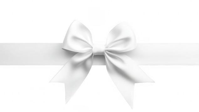 a pristine white gift box adorned with a smooth elegant white ribbon and bow symbolizing celebration and giving it evokes feelings of anticipation and joy associated with receiving gifts