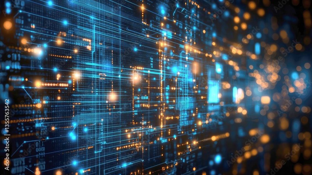 Poster abstract digital network: exploring the future of connectivity and data flow in cyberspace