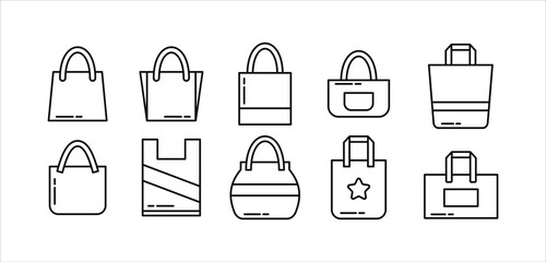 Shopping Bag Icon Set