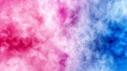 Fototapeta premium Abstract Watercolor Texture: Pink, Blue, Purple Gradient Background - Dreamy, Serene Art
