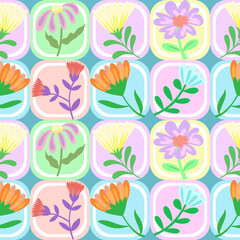 seamless floral pattern ,summer