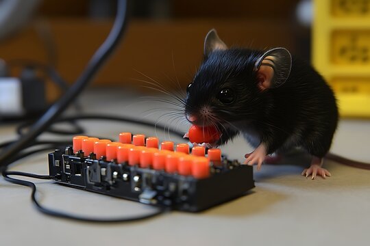 Mouse Experiments with Electronic Feed Dispenser.