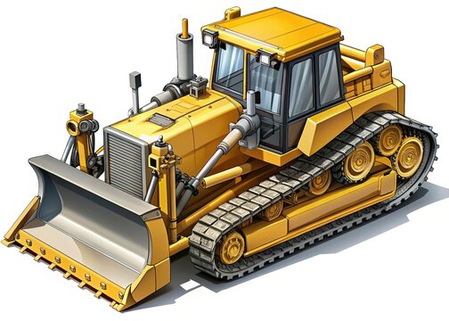 recommend clip art: Bulldozer Clip Art - Construction Equipment Illustration