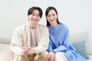 笑顔の夫婦・カップル