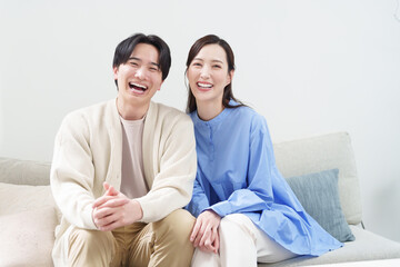 笑顔の夫婦・カップル